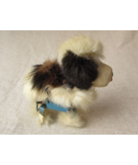 Vintage, Real Fur, Wind Up Mechanical Dog Toy - $25.98