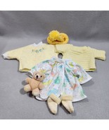 Yellow Lot Doll Clothes &amp; Teddy - Assortment of Sleepwear 6pcs Fits 18&quot; ... - $20.88 CAD