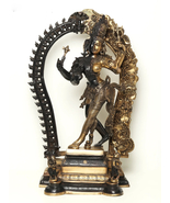 29&quot; Dancing Ardhanarishvara Brass Statue - Shiva and Shakti Idol | Home ... - £2,388.50 GBP