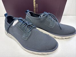 Johnston &amp; Murphy Jenkins Plain Toe Knit Shoe, Navy Textile/Nubuck, M 10 - €42,10 EUR