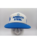 Sportswear AmedCo Steel Vintage Blue Trucker Hat Cap Mesh Adjustable Sna... - €9,88 EUR