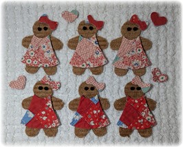 Vintage Cutter Quilt n Chenille Bedspread Gingerbread Applique Die Cuts ... - £14.64 GBP