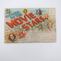 Hollywood California Homes of Movie Stars Souvenir 12 Views Leporello Vintage - £23.52 GBP