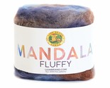 Lion Brand For Joann.com Yarn Mandala Fluffy DEMPS, Blue Dempsey - £8.65 GBP
