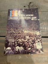 Vintage 1964 TV Viewers Political Convention Guide Booklet Pamphlet - $32.99