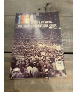 Vintage 1964 TV Viewers Political Convention Guide Booklet Pamphlet - £26.53 GBP