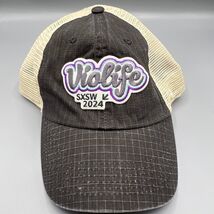 Violife Trucker Hat Men Black Beige J.America Snap Back Cap - €7,24 EUR