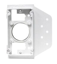 Vaculine Central Vacuum Cleaner White PVC Inlet Mounting Plate - $5.95