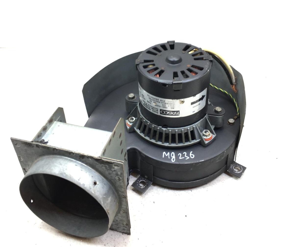 FASCO 7021-6322 Draft Inducer Blower Motor Assembly D69964-02 used #MG236 - $95.00