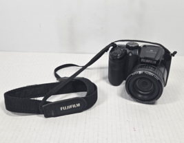 Fujifilm Finepix S4830 S Series 16 Megapixel Black Camera + Strap DAMAGE... - £19.51 GBP