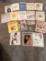 LOT or 17 Antique Piano Sheet Music One Sprig of Shamrock Sin Bad Going ... - $85.49
