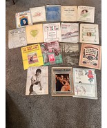 LOT or 17 Antique Piano Sheet Music One Sprig of Shamrock Sin Bad Going ... - $1,572.14 MXN