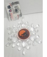 Cleveland Browns Acrylic Snowflake Ornament - NFL - $17.58 CAD