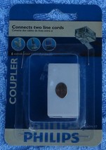 Philips Coupler - BRAND NEW IN PACKAGE - Connects Two Phone Line Cords -... - $5.93