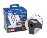 Brother DK2205 Continuous Paper Label Tape, 2-2/5-Inch x 100 ft Roll, White - $27.29