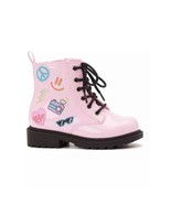 Wonder Nation Toddler Girls Combat Boots Patent Pink Size 9 ($) - $59.40