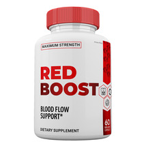 1 Pack Red Boost Blood Flow Support Pills RedBoost Capsules for Men and Women - $33.98