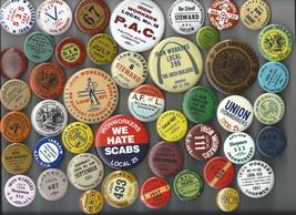 UNION IRONWORKERS Iron Workers International Ass Bridge Struct IW button... - £56.17 GBP