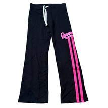 Justice Girls Gymnast Sweatpants Size 10 Cotton/Polyester Blend Black &amp; ... - $9.60
