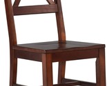 Antique Tobacco Finish Titian Chair By Linon Home Decor. - £75.36 GBP