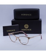 VERSACE VE1277 1412 Rose Gold 54mm Eyeglasses New Authentic - $176.35