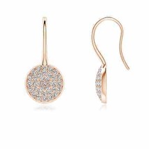 ANGARA Natural Diamond Round Earrings, Girls in 14K Gold (IJI1I2, 0.49 Ctw) - £857.48 GBP