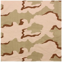 New Large Tri-Color Desert Camo- Military Jumbo Bandana 27 In. X 27 In. - $11.51