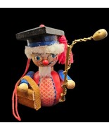 Steinbach Graduate Professor Wooden Ornament Figure Germany - $456.71 MXN