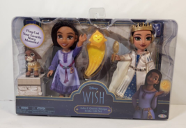 Disney Wish Asha Queen Amaya Petite Doll Set Valentino Goat Star New Sealed - $15.88