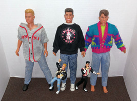 Vintage 1990 New Kids On The Block NKOTB Music Fashion Figures Dolls Toys Lot - £44.44 GBP