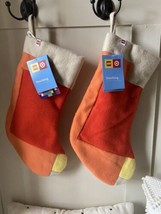 2 Lego Brick Collection Target Christmas Stocking Sweater Knit &amp; Felt 20&quot; NWT - £13.99 GBP