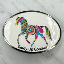 Spec Cast Giddy-Up Goodies Rainbow Horse Equestrian Belt Buckle - £15.81 GBP
