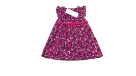 GYMBOREE Infant Girls Dress Size 6 - 12 mo w/Booties Fuchsia Black Gold $36 - $9.31