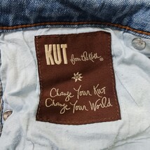 Kut From The Kloth Connie Denim Skirt Women's Size 8 Blue Midi Pencil KK0233MA1 image 3