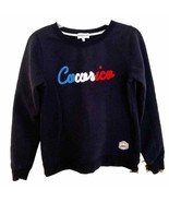 French Disorder Sweat Femme Marlon Cocorico Navy Sweatshirt - £51.46 GBP