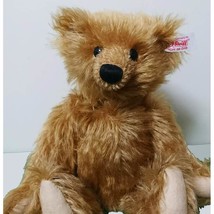 Steiff Mohair Teddy Bear Golden Brown 8&quot; Jointed 666735 Danbury Mint Ltd... - $1,085.12 MXN