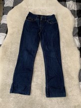 Dolce &amp; Gabanna Straight Denim Jeans 31 Cuffed Pants Made in Italy (45) - $44.09