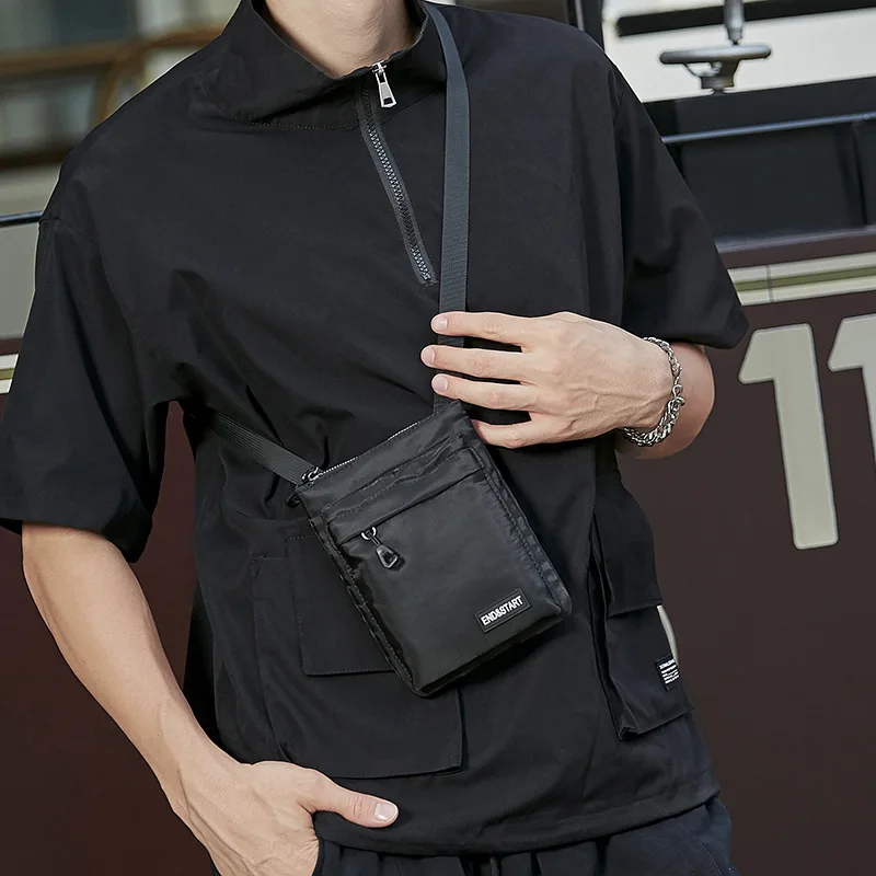 New Mini Small Crossbody Bags Rectangle Shoulder Bags Black Color Messen... - $26.27