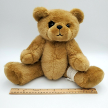 Vintage Unipak Teddy Bear Plush Stuffed Animal Jointed 1990 black eye bandage - $68.28
