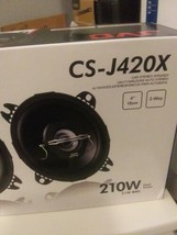 JVC 10cm (4&quot;) 2-Way Car Van Door Shelf Audio Coaxial Speakers│210W Peak ... - $29.65