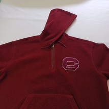 Champion Athleticwear Men's 1/4 Zip Red Cotton Blend Sweatshirt Hoodie Size L image 8