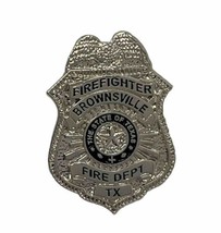 Brownsville Texas Firefighter Fire Department Enamel Lapel Hat Pin - £11.90 GBP