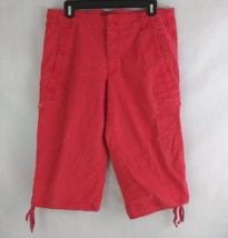Coldwater Creek Women&#39;s Red Capri Pants Size 12 - £10.67 GBP