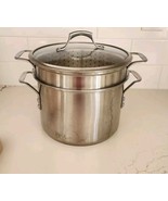 Calphalon Classic Stainless Steel 8 Qt Stockpot with Strainer &amp; Steamer Set - $55.00
