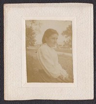 Myra Henry, Hemey or Hewey Reid - Small Antique Cabinet Photo of Girl - £13.98 GBP