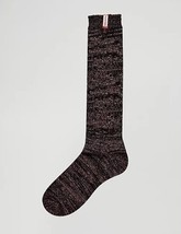 Hunter Original Aurora Borealis Knee High Knit Socks Hyper Pink Metallic L/XL - £50.87 GBP