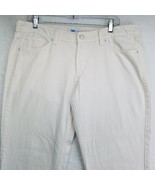 Levis Pants Womens 11 White 518 Bootcut Jeans Denim Mid Rise Stretch Jun... - £11.67 GBP