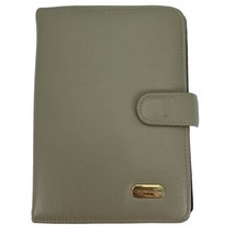 Liz Claiborne Tan Leather Photo Album Book Holds 32 Pictures 4&quot; x 6&quot; Closure - £19.31 GBP