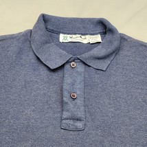 Vintage Winner Mate Sportswear Golf T Shirt Buttons Blue Collar Large - $5.95