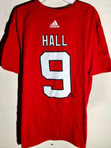 adidas  NHL T-Shirt New Jersey Devils Taylor Hall Red sz XL - £7.90 GBP